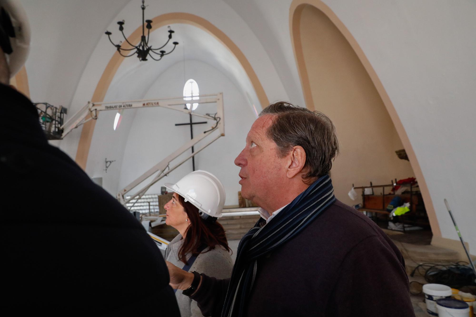 Las obras de conservación de la iglesia de San Juan, a paso acelerado