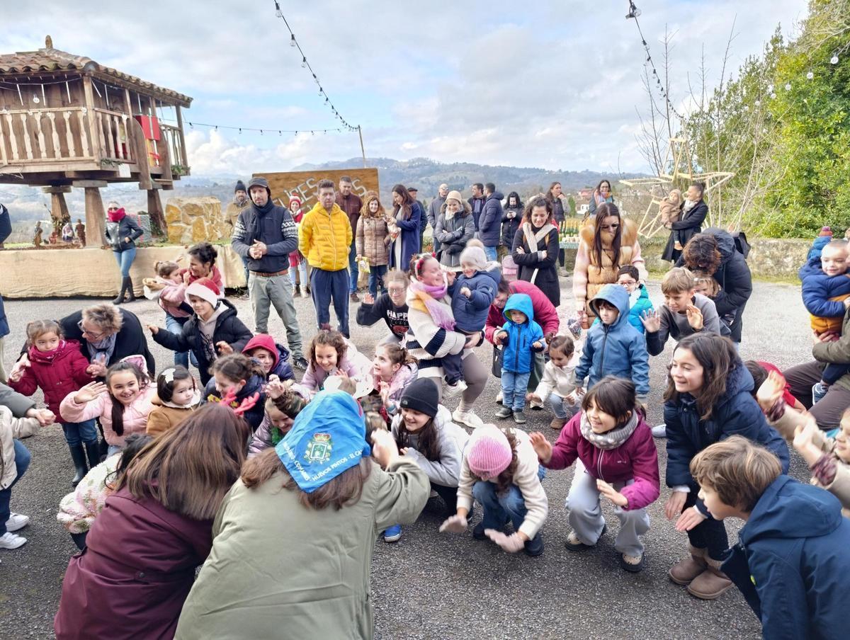 Así se vivieron las campanadas infantiles en Valdesoto