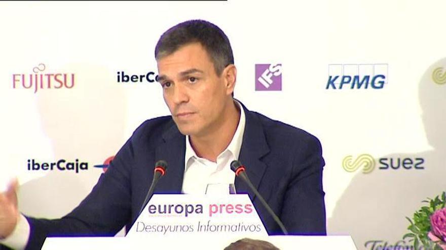 Pedro Sánchez: "La nación de naciones estaría formada por España, Cataluña, Galicia y País Vasco"