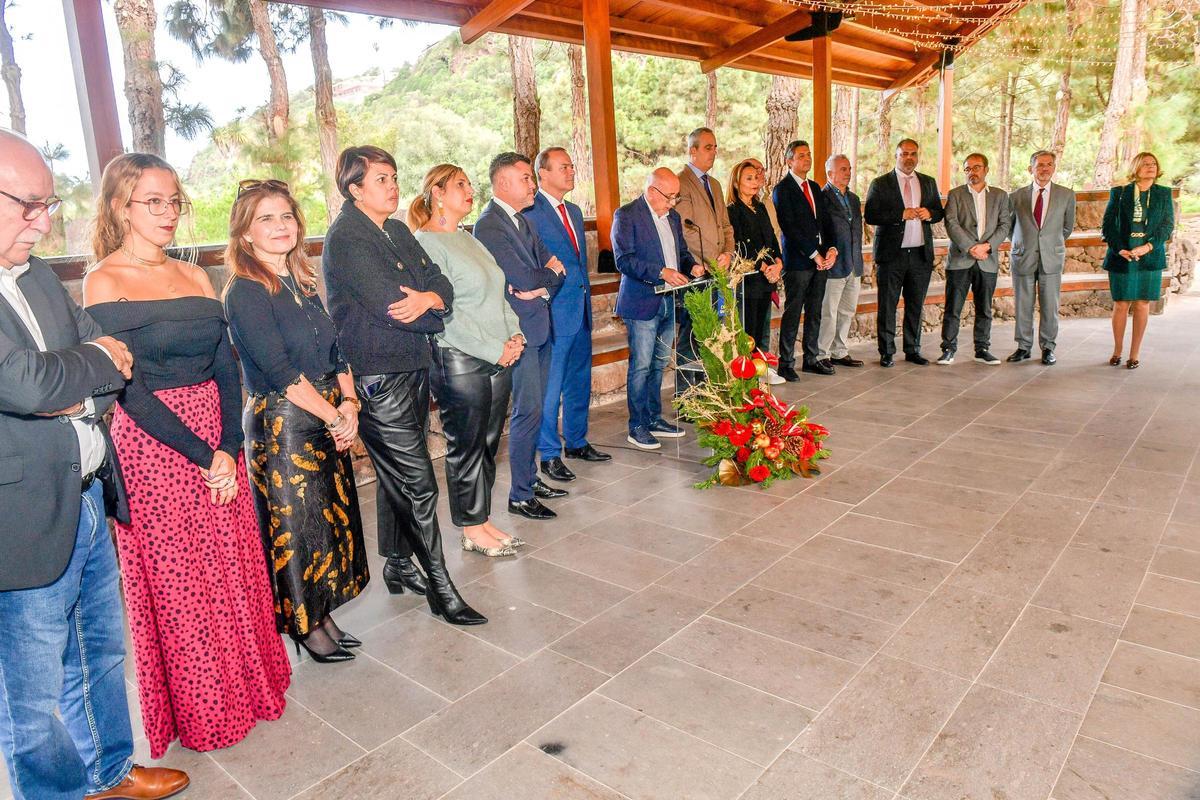 Brindis del presidente del Cabildo en el Jardín Canario