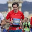 Salvador Illa, corriendo la Marató de Barcelona el año pasado.