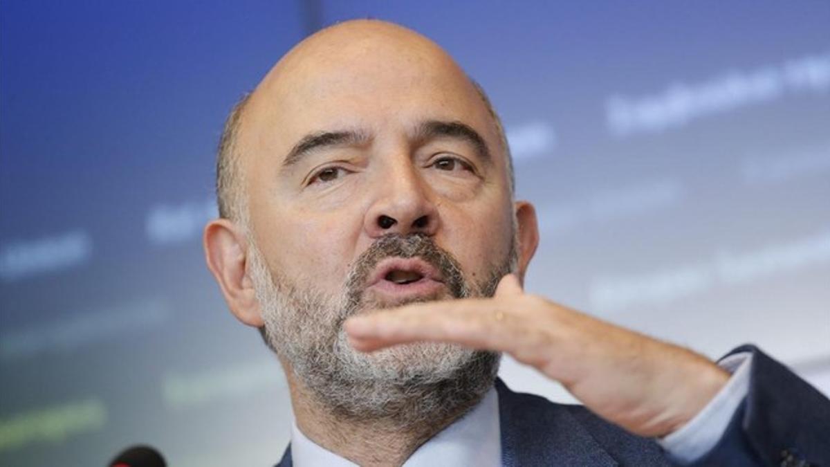 El comisario europeo de Asuntos Económicos, Pierre Moscovici.