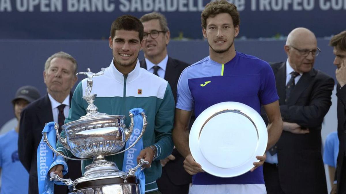 Alcaraz y Carreño, en el Conde de Godó de este año.