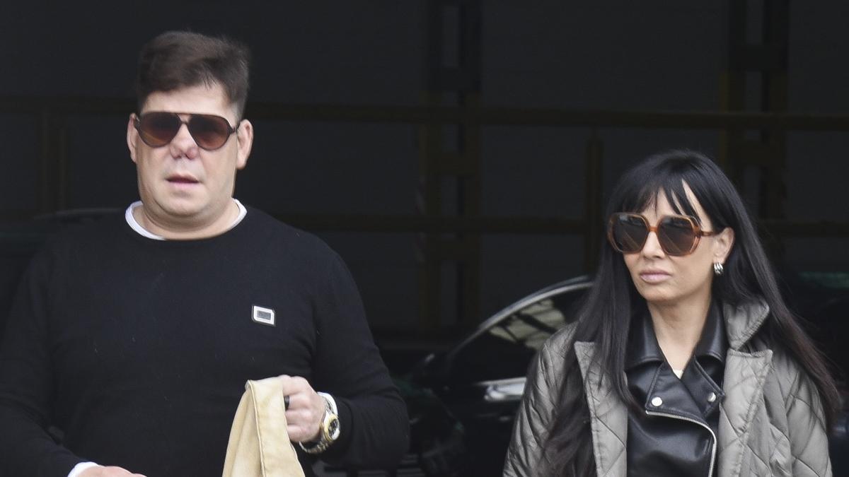 Lucas junto a su mujer, María José