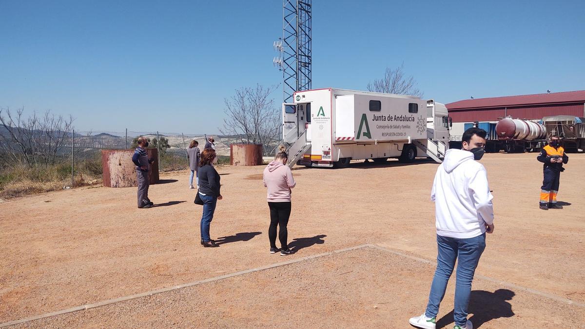 Cribado llevado a cabo por el Servicio Andaluz de Salud en Doña Mencía.