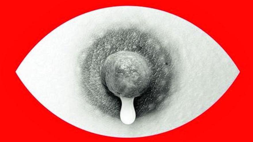 El pezón goteando leche que ilustra el cartel del próximo filme de Almodóvar. | JAVIER JAÉN