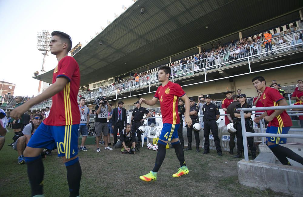 España sub 21 - San Marino en Castalia