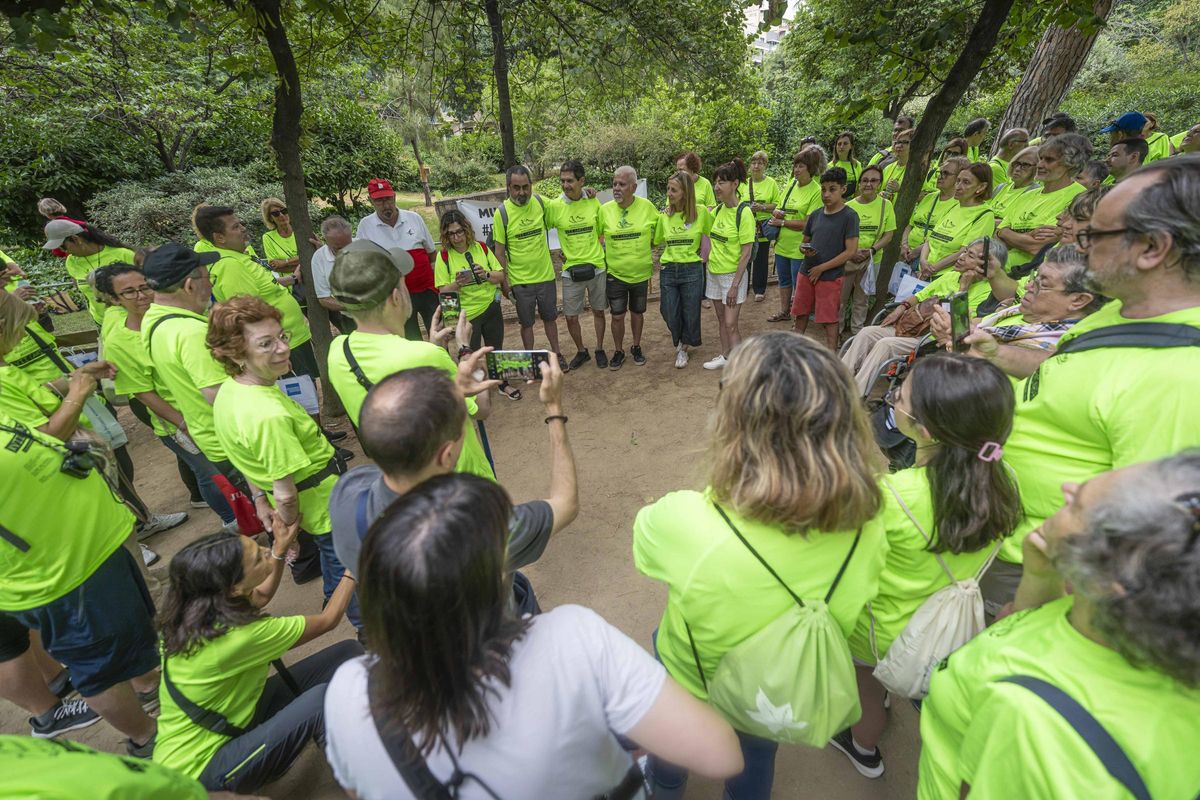 Unas 200 personas trasplantadas marchan en Barcelona en agradecimiento a los donantes de órganos