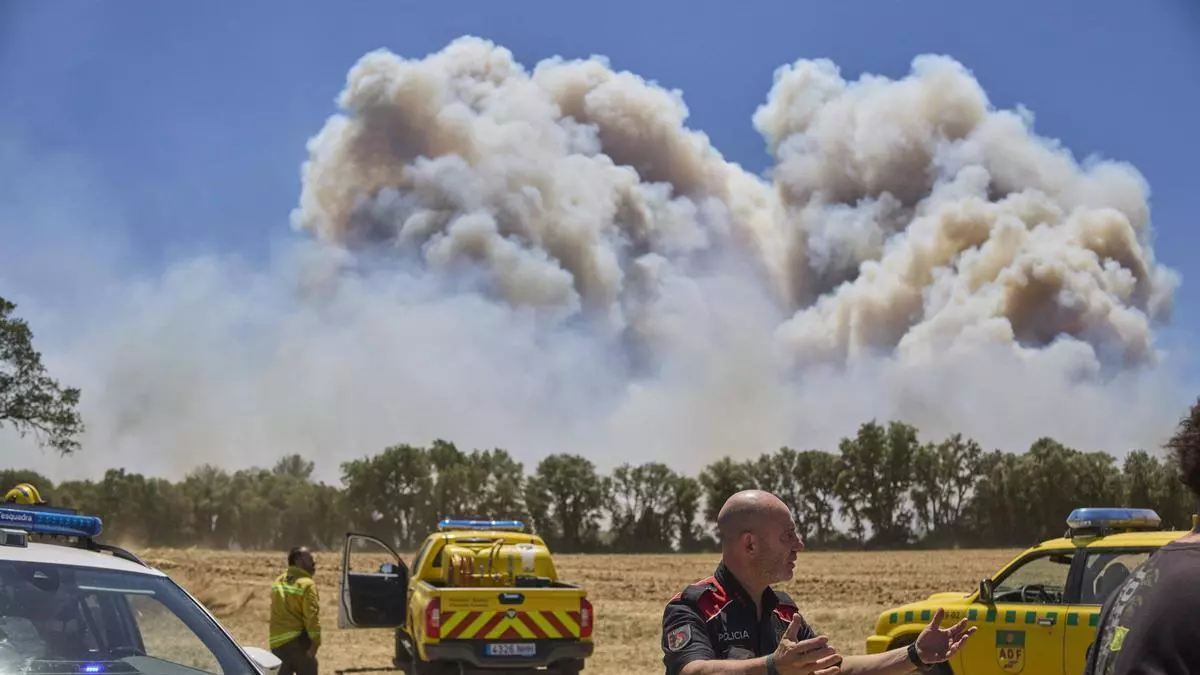 Incendio de la Bisbal de l'Empordà