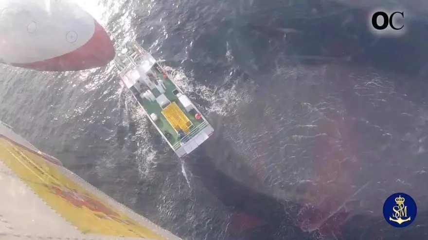 El espectacular rescate de Salvamento Marítimo desde los ojos de uno de sus tripulantes