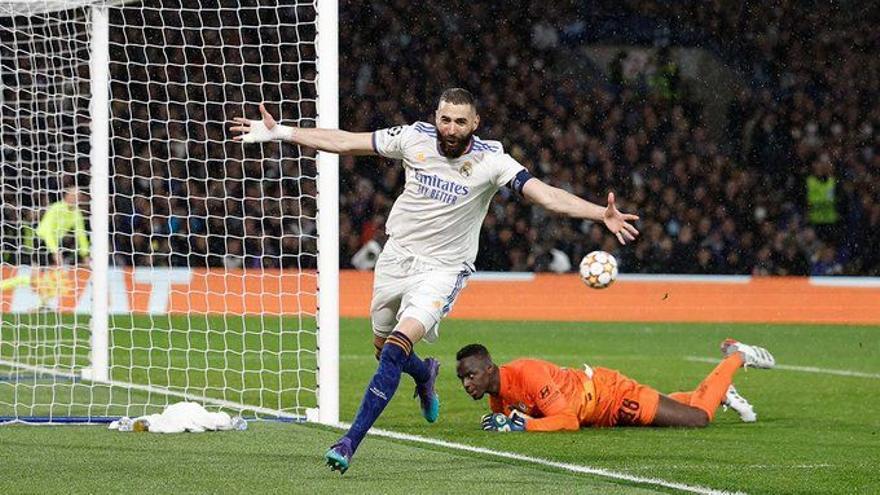 Benzema, estrella a Stamford Bridge