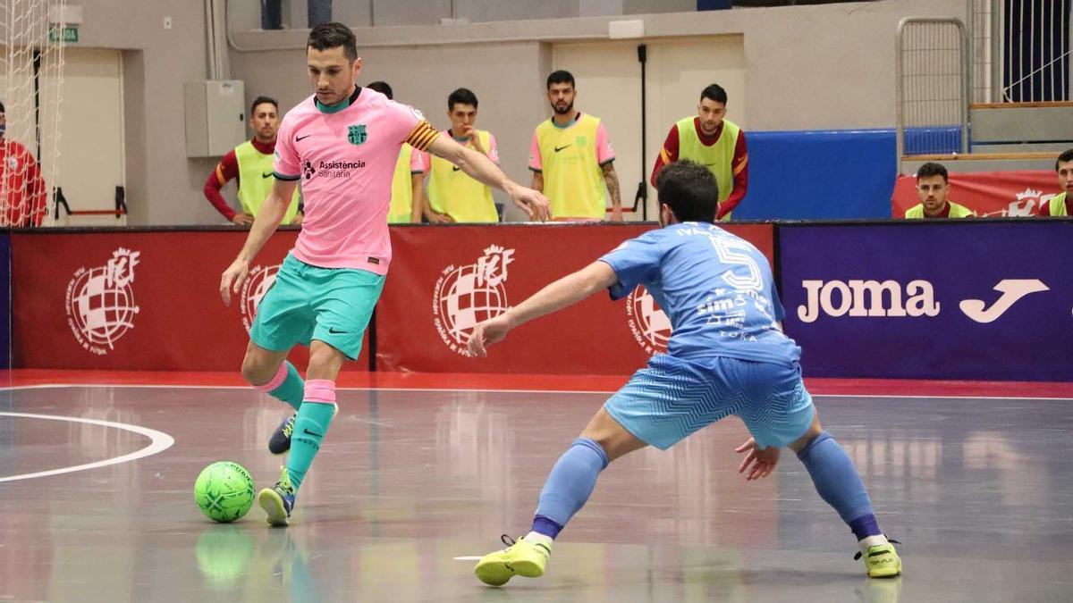 Dyego lució el brazalete de capitán en el Barça