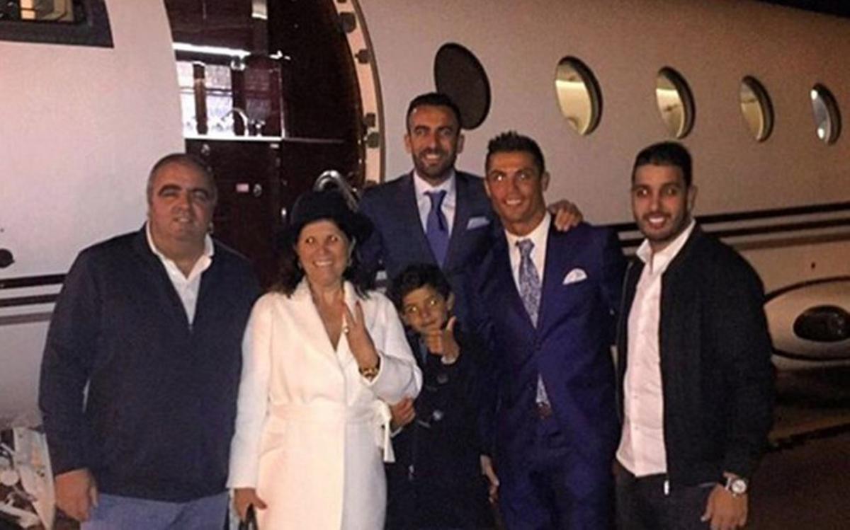 Cristiano ya está en Madrid