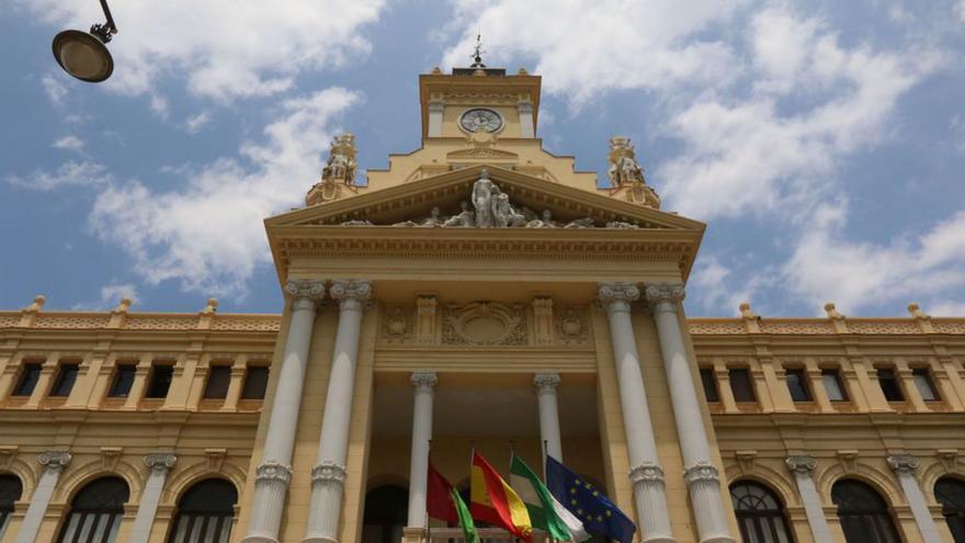 Fachada del Ayuntamiento de Málaga