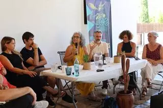 Una decena de profesionales del cine en el Bibo Park, ponen en común sus vivencias en la muestra de cine Itxar Curts Sant Antoni