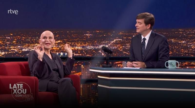 Antonia San Juan durante su entrevista con Marc Giró