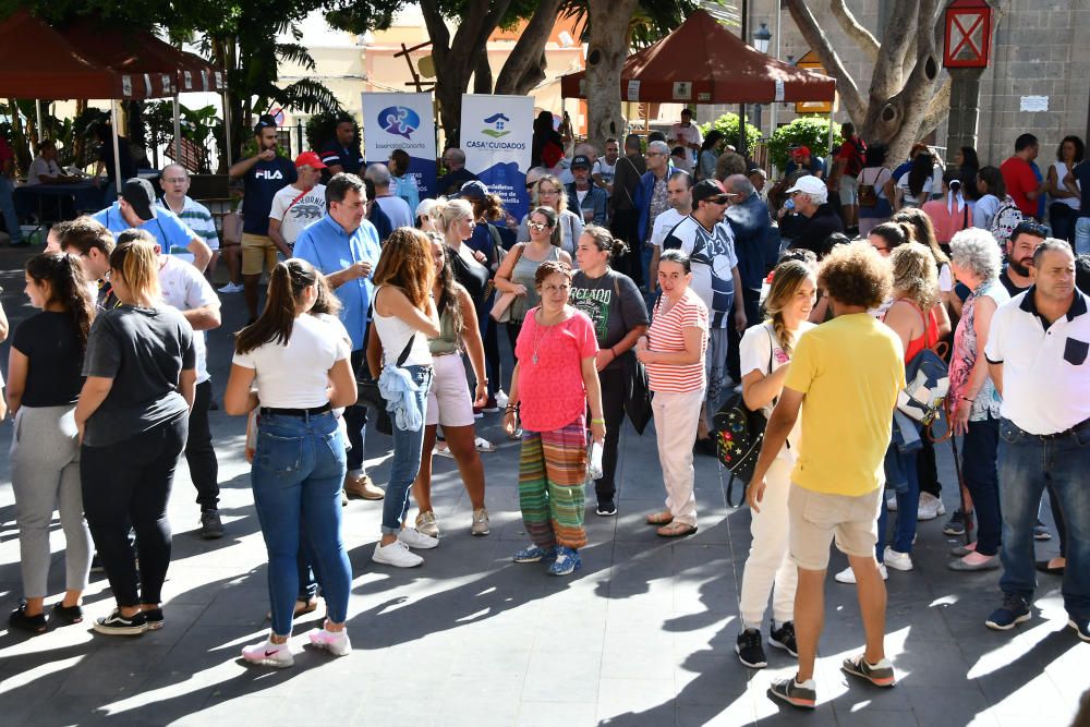 10/10/2019 AGÜIMES. Día Mundial Salud Mental en la plaza del Rosario de Agüimes. Fotógrafa: YAIZA SOCORRO.  | 10/10/2019 | Fotógrafo: Yaiza Socorro