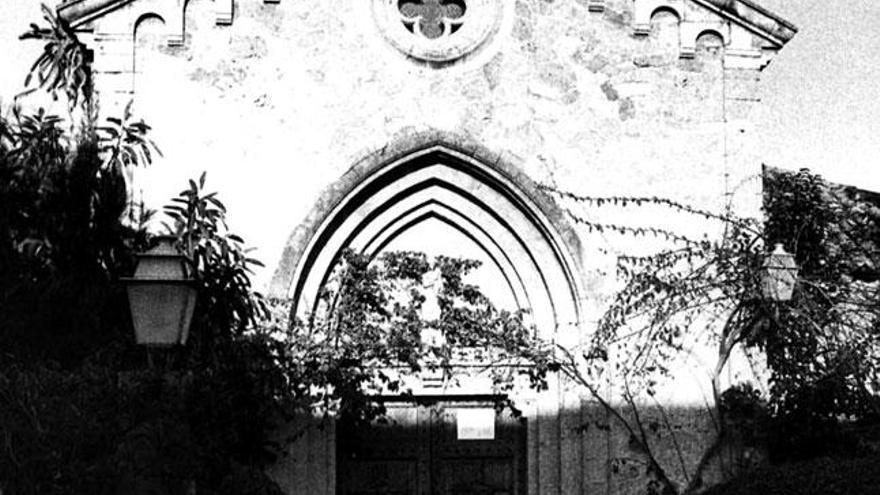 La iglesia de Son Rapinya, fotografiada en enero de 1993.