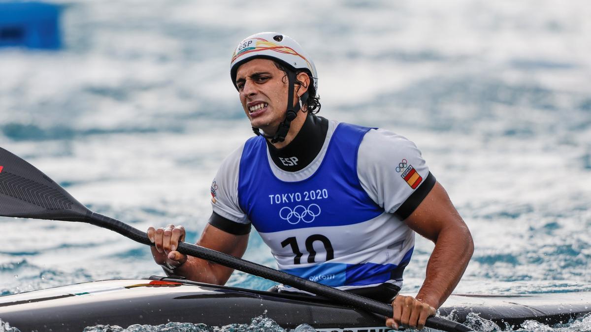 David Llorente, décimo en la final de K1.