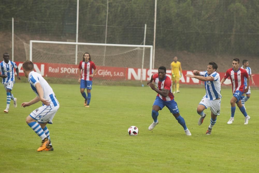 Sporting B - Real Sociedad B, en imágenes