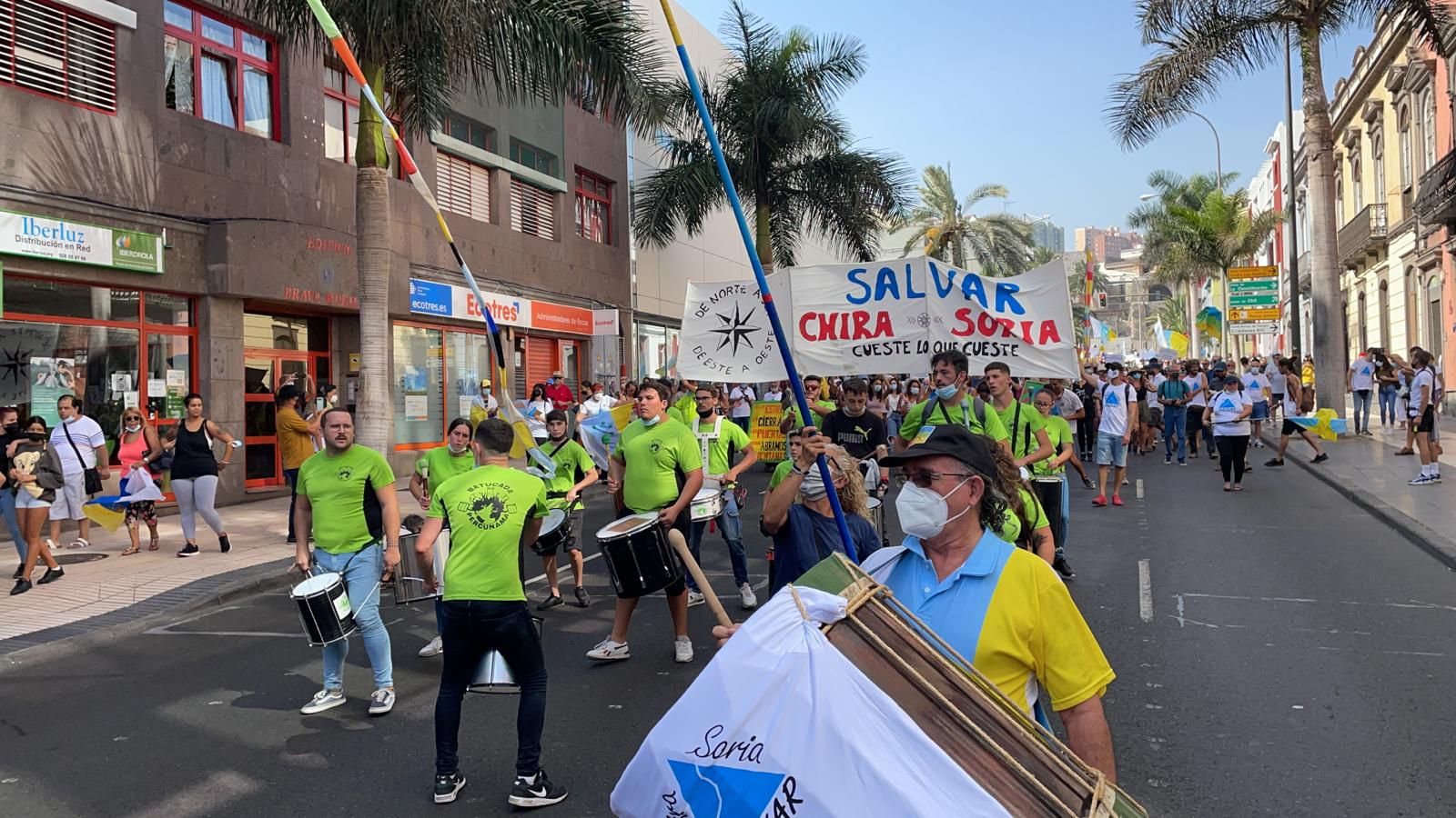 Manifestación contra Chira-Soria