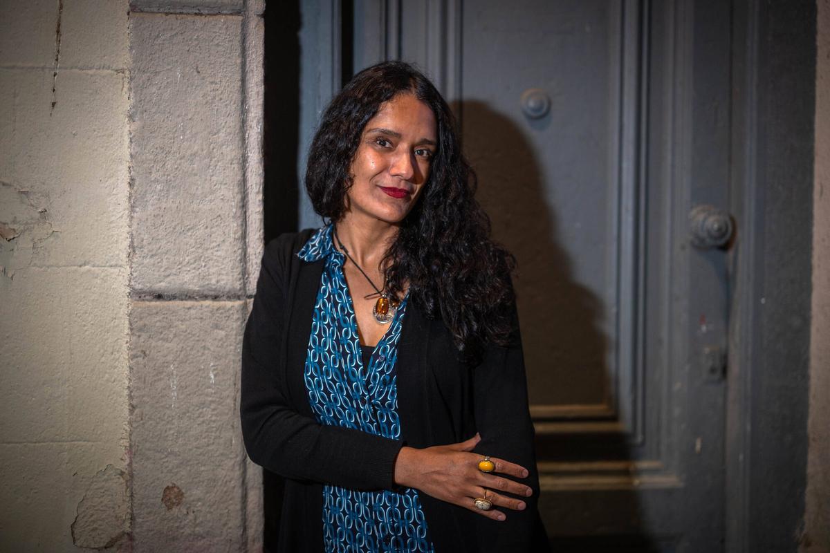 Barcelona 17/03/2026 Cultura Alma Delia Murillo,escritora mexicana, en Barcelona. AUTOR: JORDI OTIX