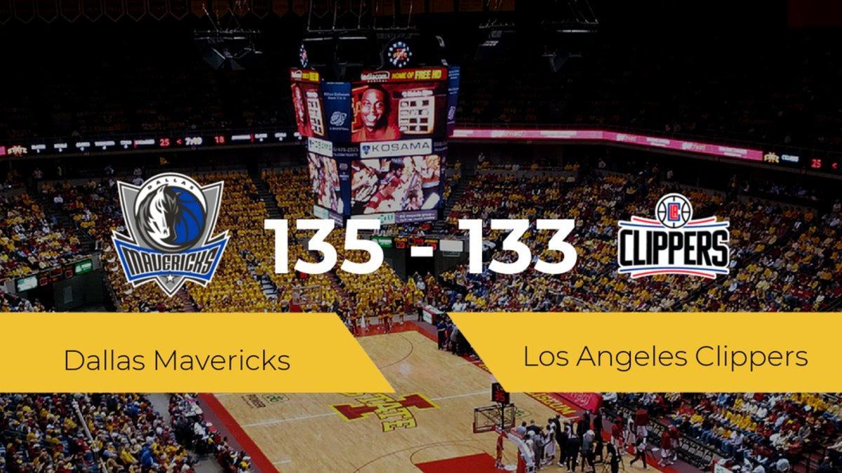 Triunfo de Dallas Mavericks ante Los Angeles Clippers por 135-133