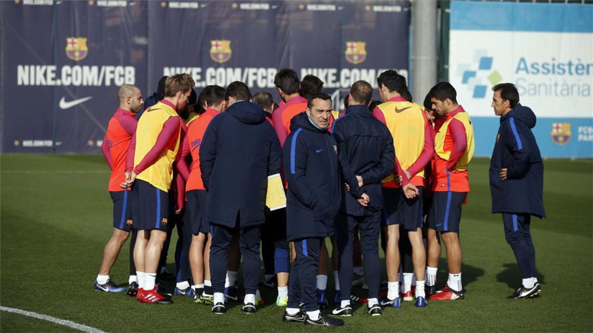El Barcelona ya prepara el derbi del Camp Nou