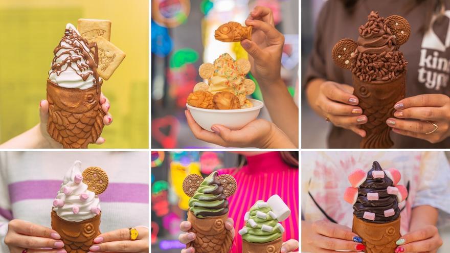 Taiyaki, el icónico helado que desembarca en València