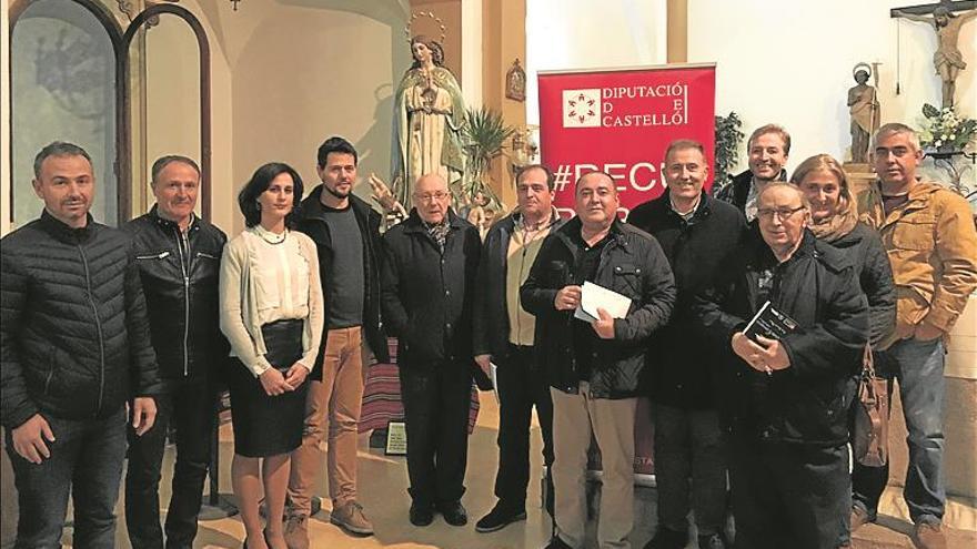 La escultura de la Inmaculada vuelve a Moró tras su compleja restauración