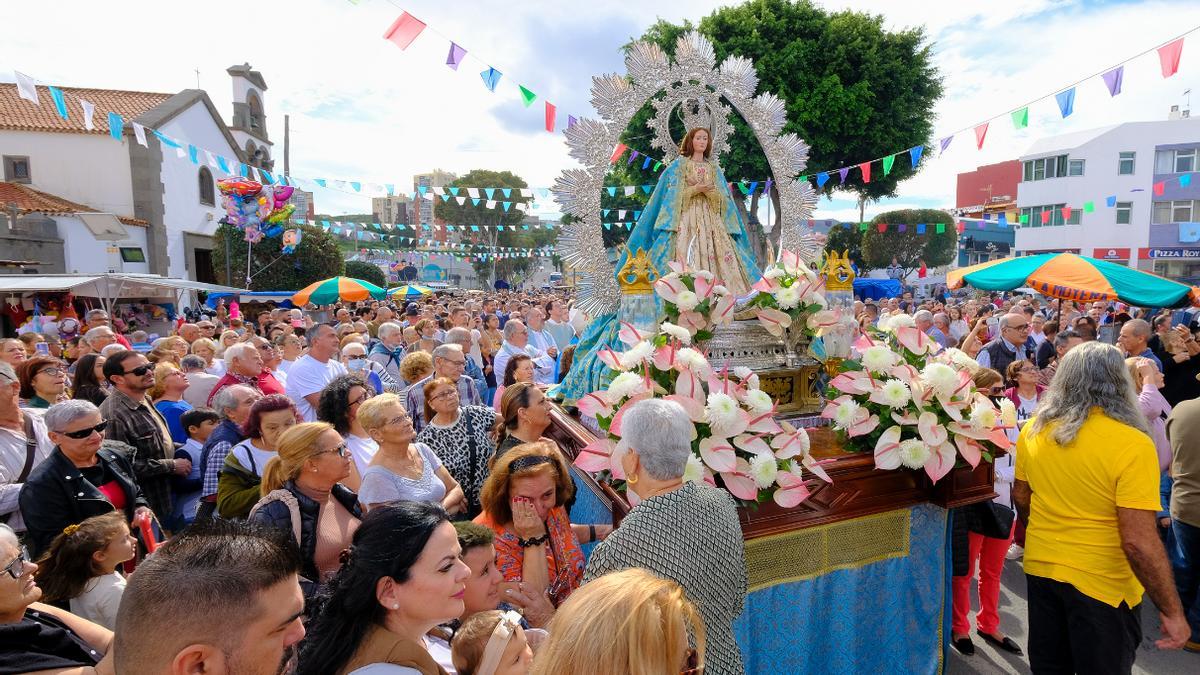 Feria de ganado y procesión en Jinámar