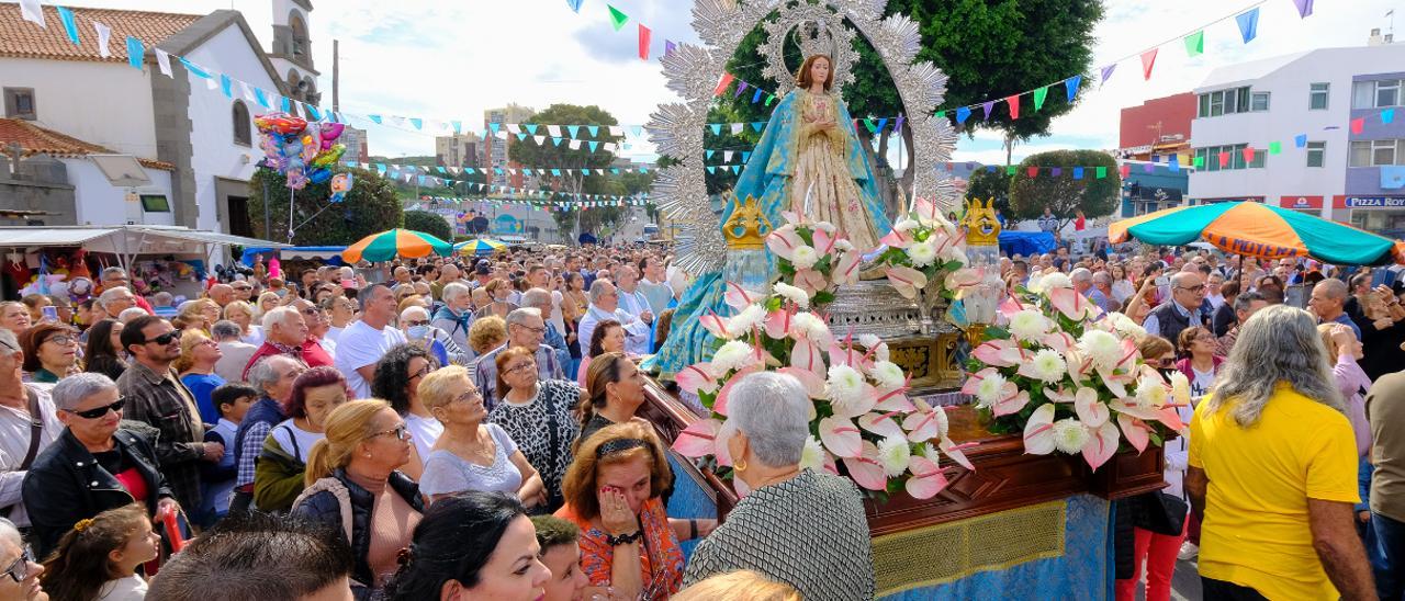 Feria de ganado y procesión en Jinámar