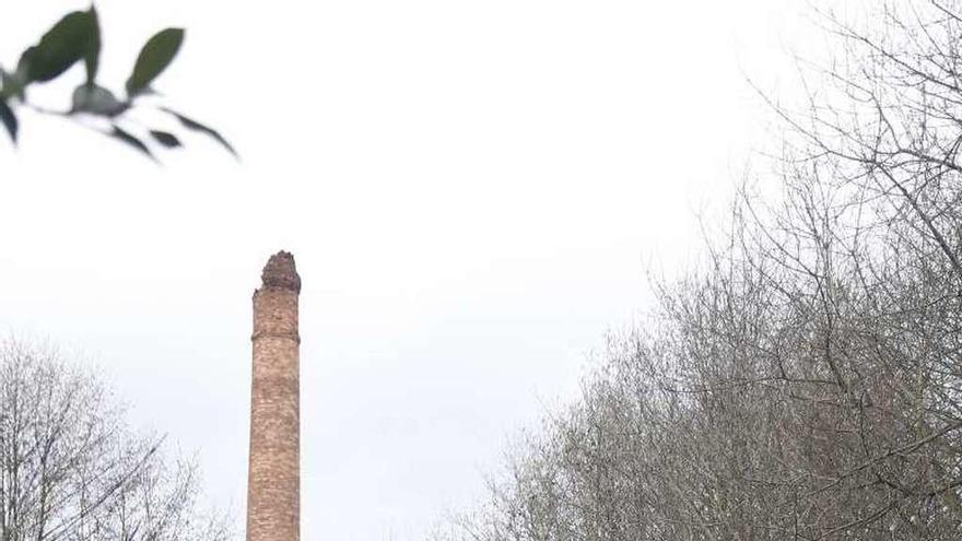 La chimenea, con el paso cerrado.