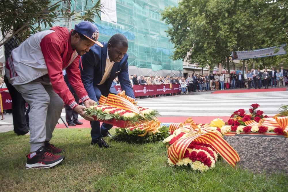 Celebració institucional de la Diada a Manresa