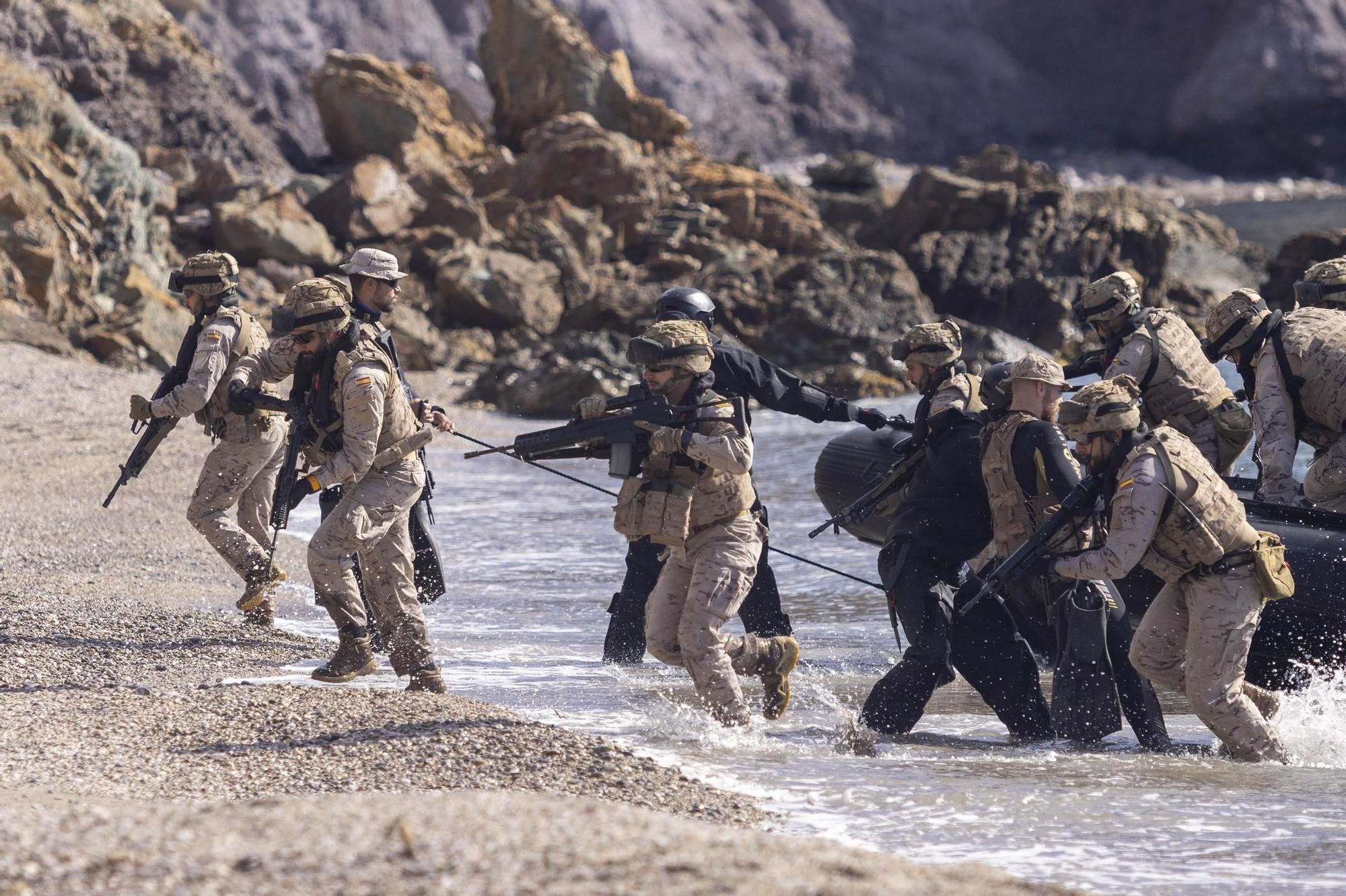 FOTOS: El Ejército de la OTAN se entrena en aguas de Cartagena