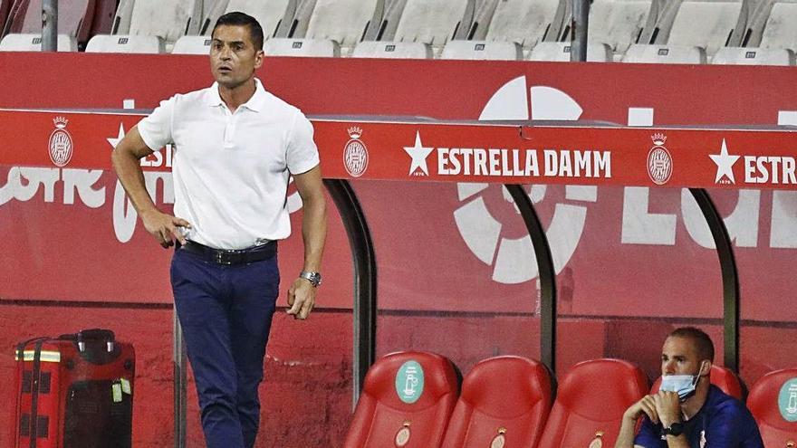 Francisco dona instruccions en un partit a Montilivi contra l&#039;Almeria