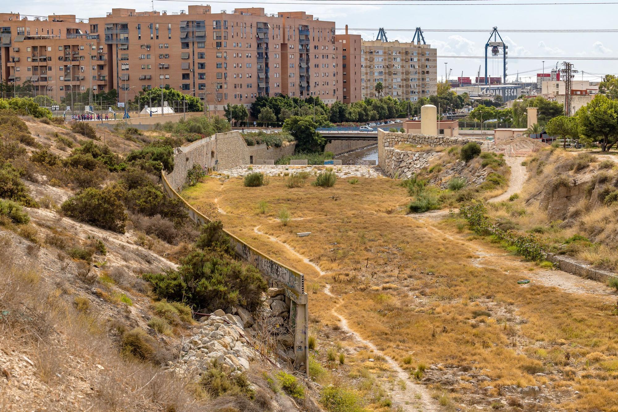 Estado de los barrancos de la ciudad de Alicante de cara a las próximas lluvias