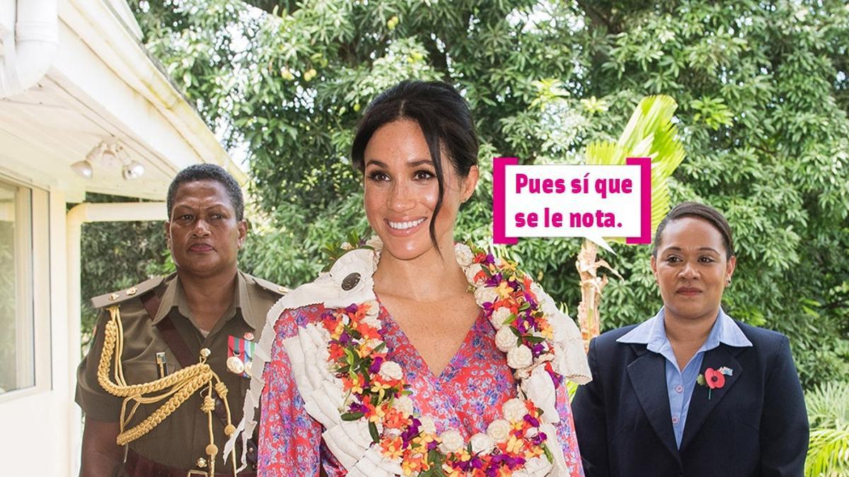 Sí, sí, sí: la barriga de Meghan Markle ya está aquí