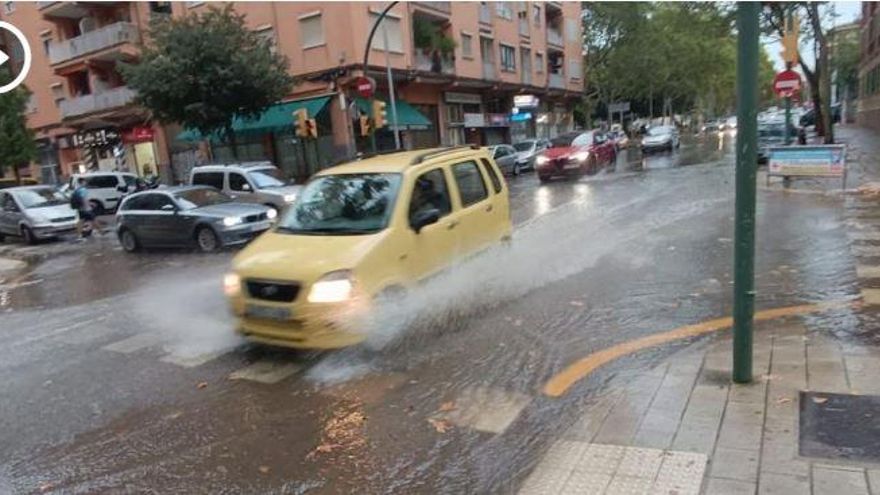 Unwetter auf Mallorca.