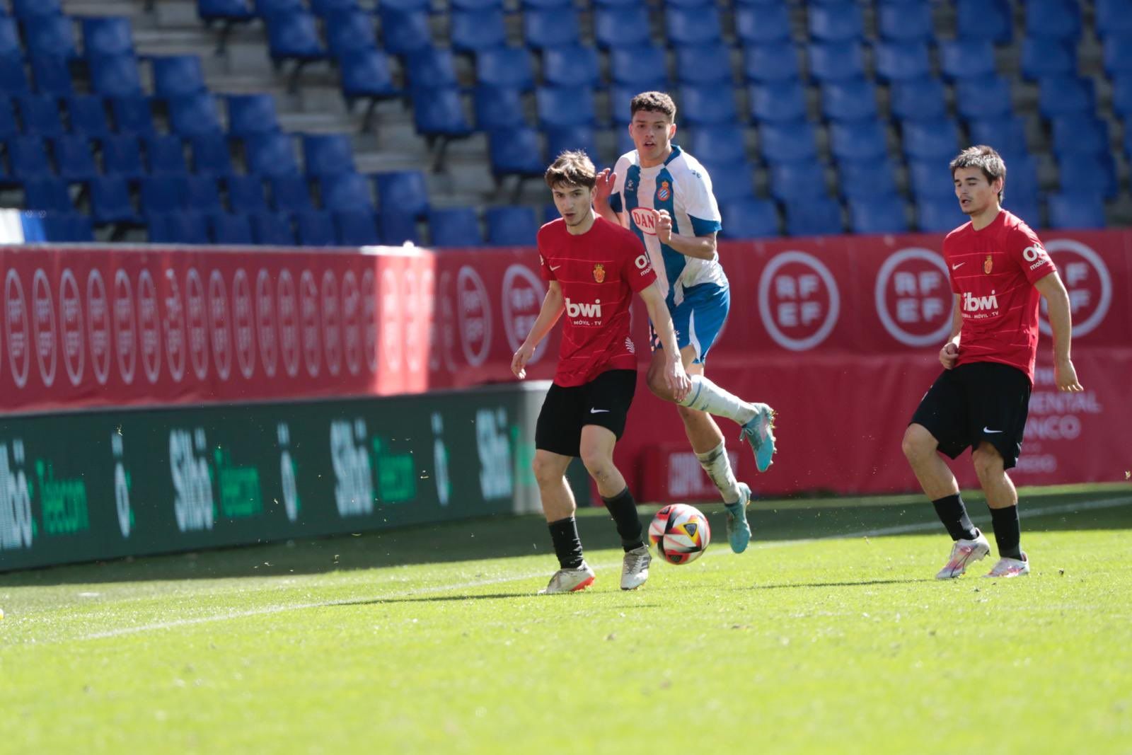 RCD Espanyol-RCD Mallorca, las imágenes de la Copa del Rey juvenil