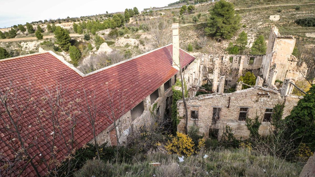 Antigua Fàbrica dels Solers, en el Molinar de Alcoy, donde se prevé crear un centro de interpretación.