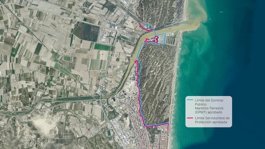 El antes y el después en la playa de Babilonia de Guardamar del Segura