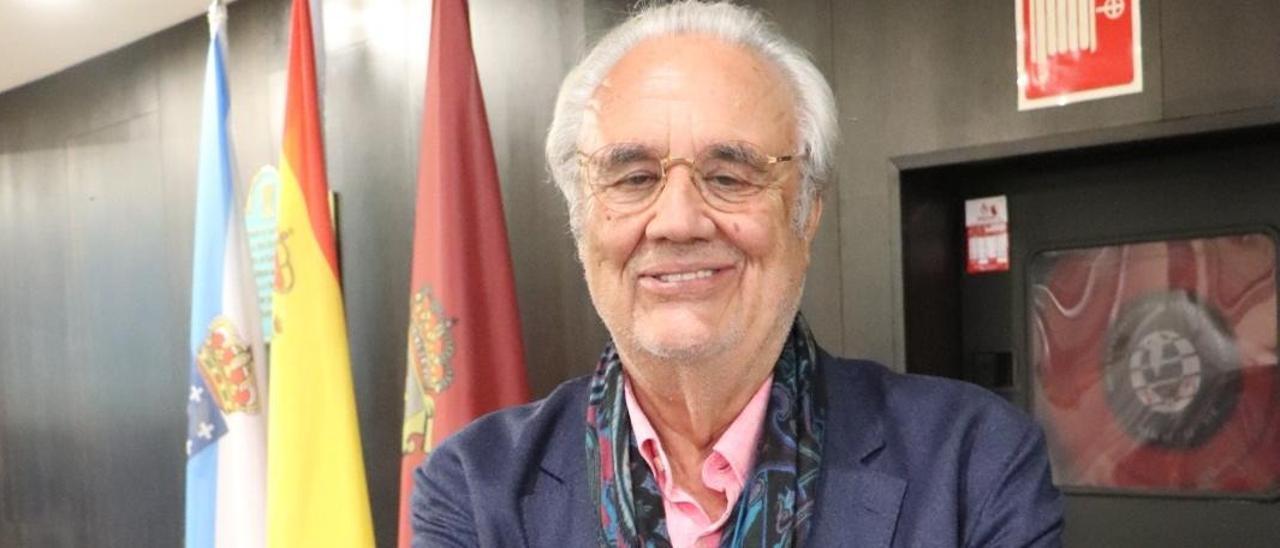 Manuel Gutiérrez Aragón, ayer en el Auditorio.
