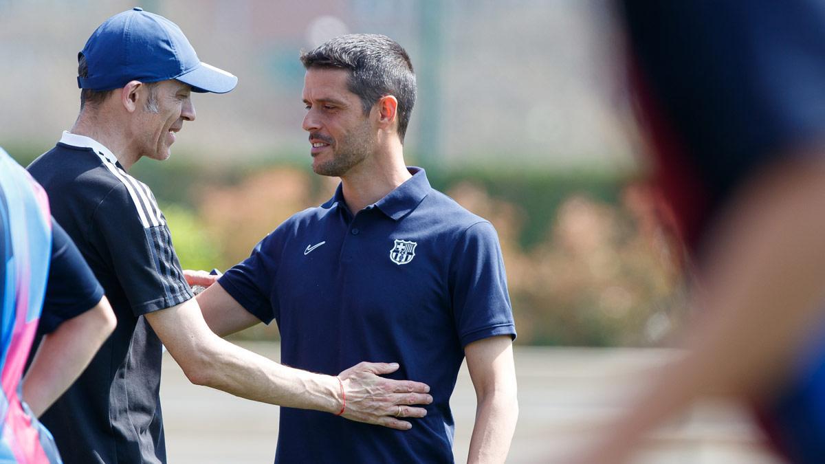 Oscar López, entrenador del Juvenil A