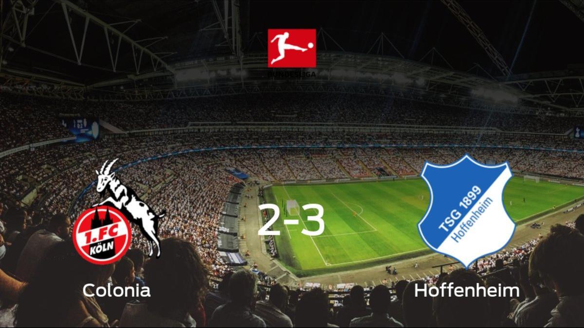 El Hoffenheim se lleva la victoria tras derrotar 2-3 al Colonia