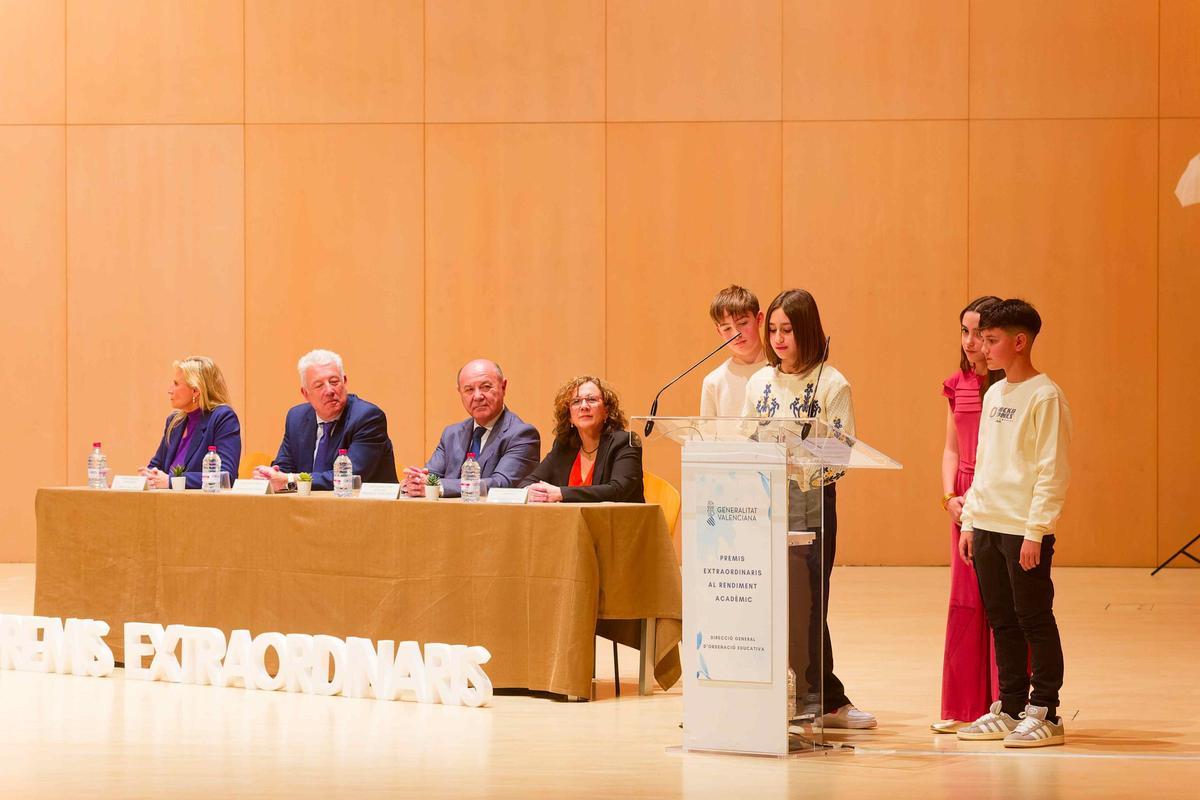 Acto de entrega de los premios extraordinarios al rendimiento académico en Castellón