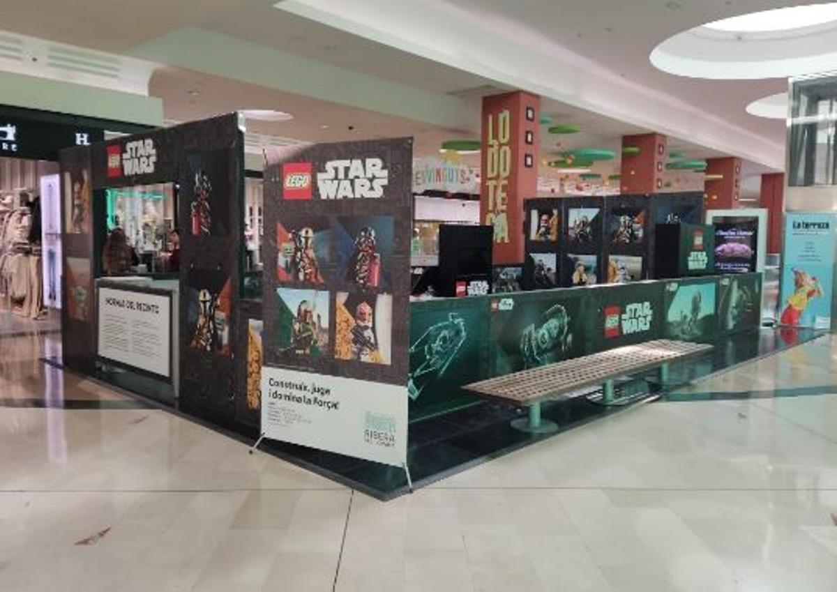 Uno de los espacios dedicados al universo Star Wars.