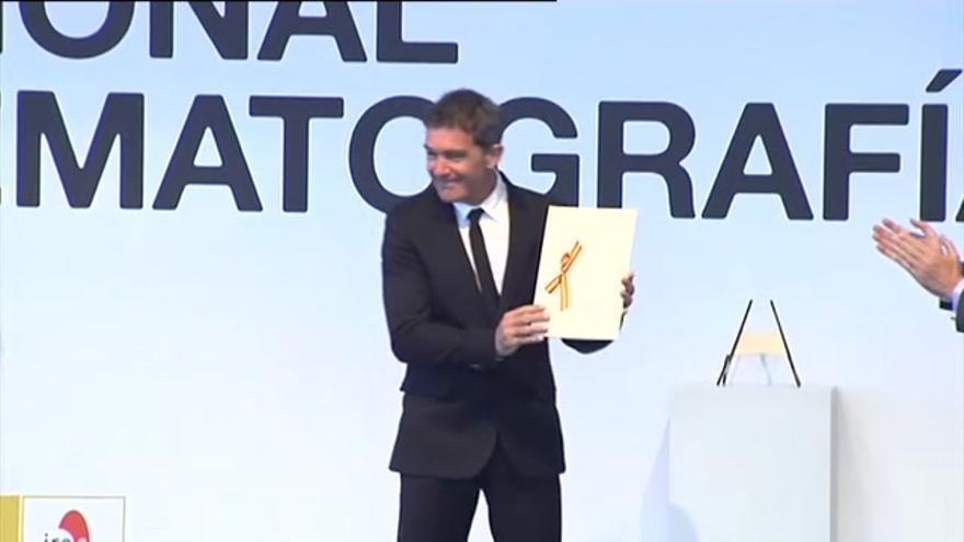 Antonio Banderas recibe el Premio Nacional de Cinematografía 2017