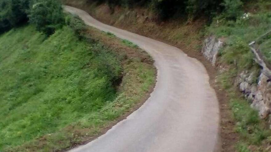 Una de las carreteras en las que se actuó.