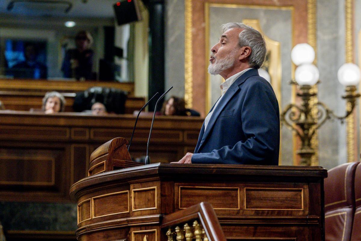 El actor Fernando Guillén Cuervo durante la representación